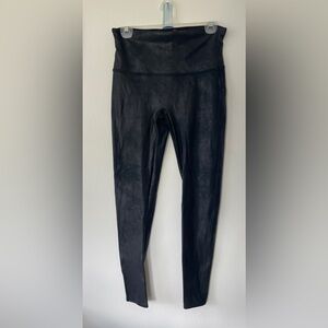 Spanx Faux Leather Leggings - Size XL